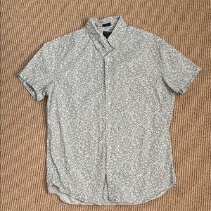 J. Crew Men's Floral Button Down Shirt Size Slim Medium